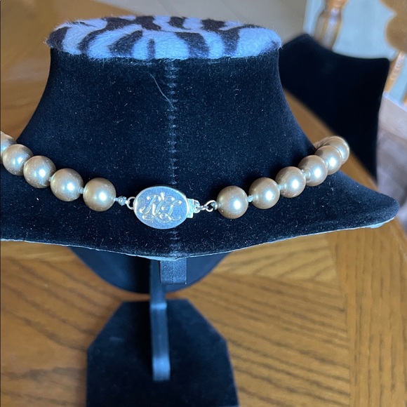 Lauren Ralph Lauren Pearl-Style Necklace in Champagne - Picture 2 of 5